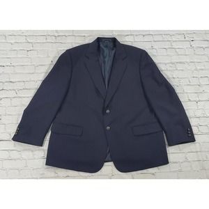 Bert Pulitzer 100% Worsted Wool Two Button Blazer Jacket MENS SIZE 46 S